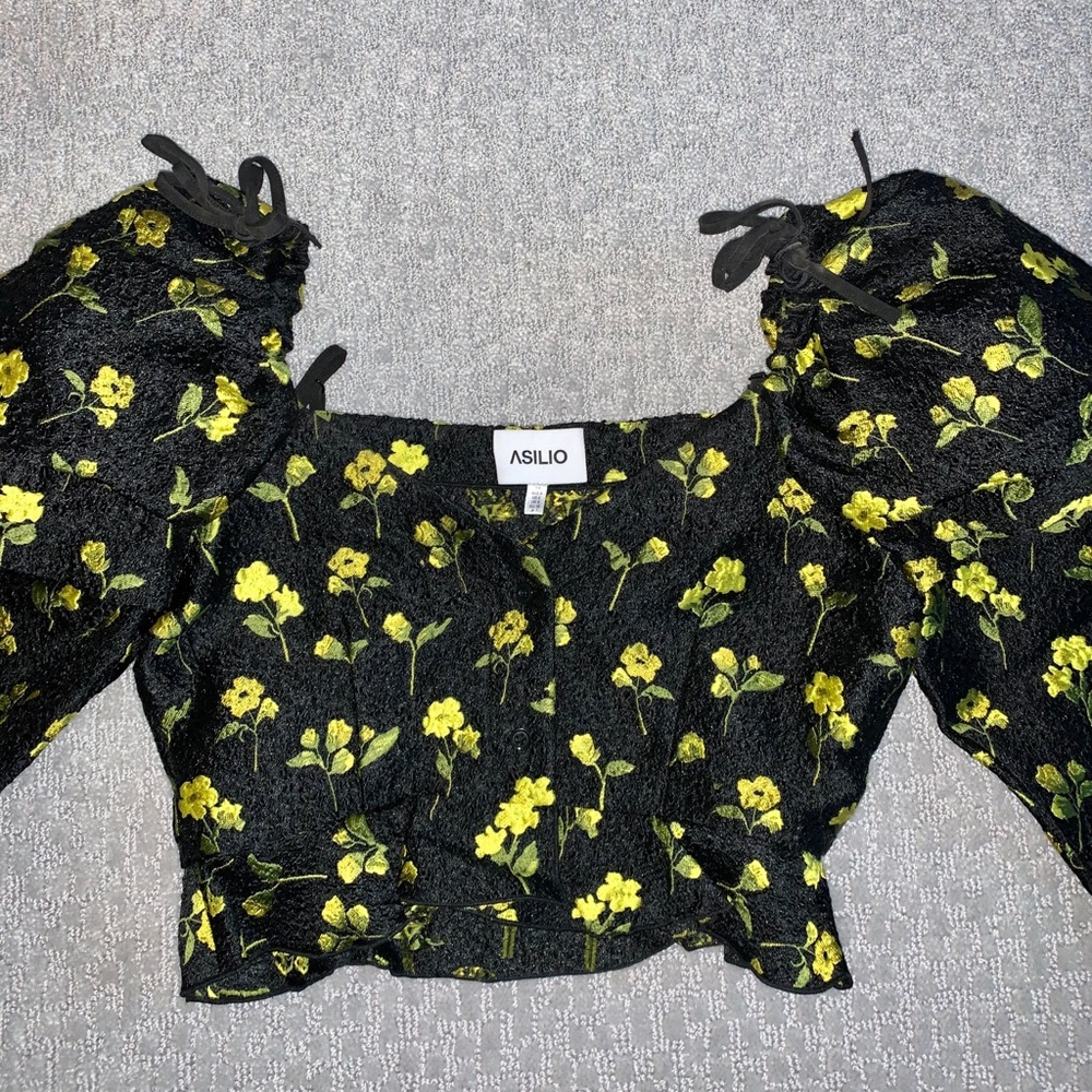 Asilio Floral crop top women’s clothing fashion